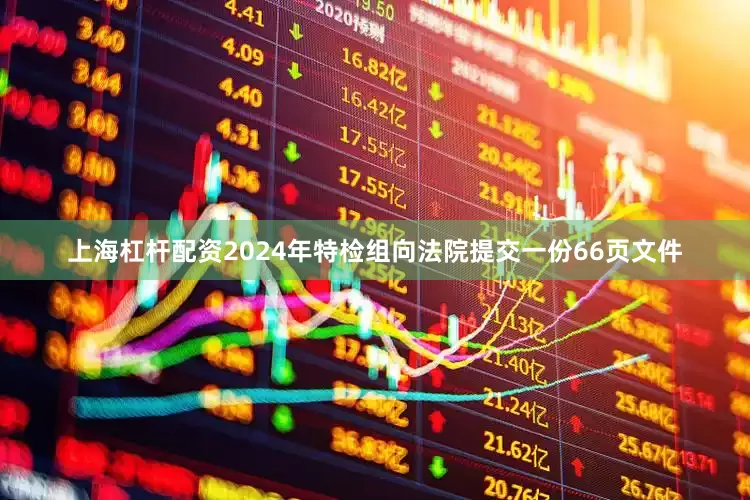 上海杠杆配资2024年特检组向法院提交一份66页文件